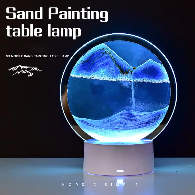 Sandscape lamp