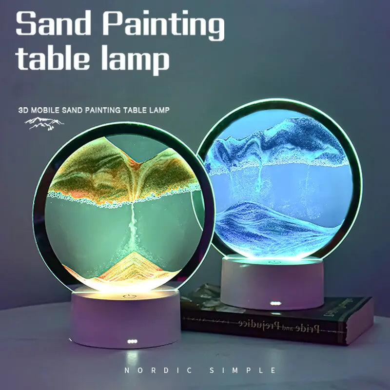 Sandscape lamp